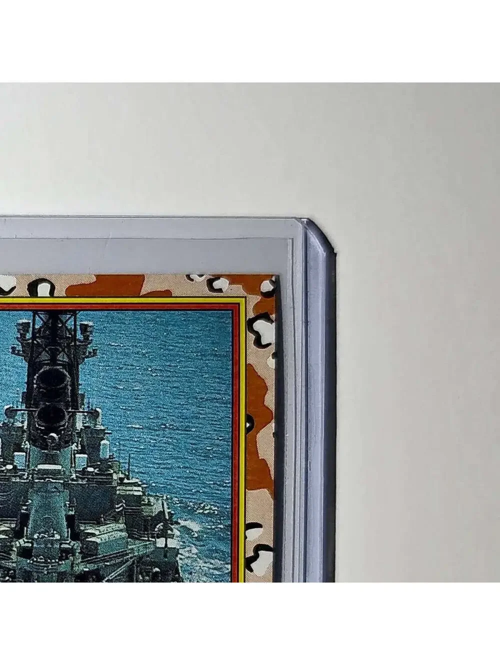 USS Wisconsin 1991 Topps Desert Storm #60 Card